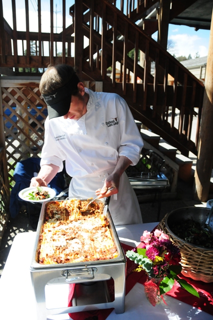 Serving up some Smoked Bison Lasagna