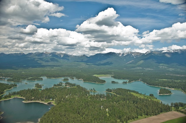 Echo Lake and the Swan Mountains