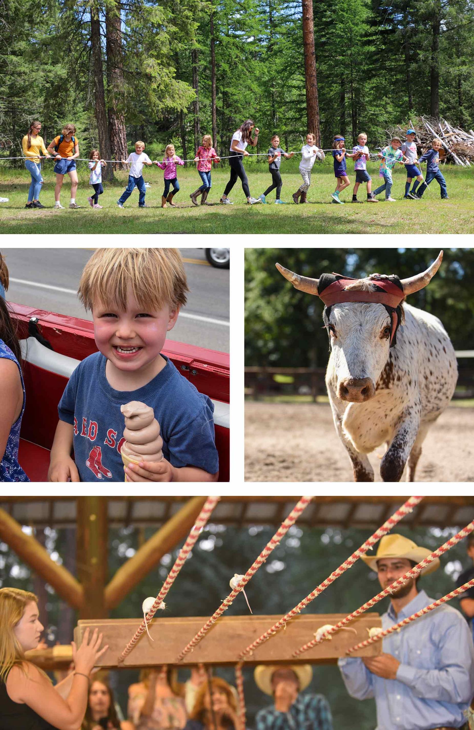 Montana - Kids hike, kids rodeo, icec ream, mouse race