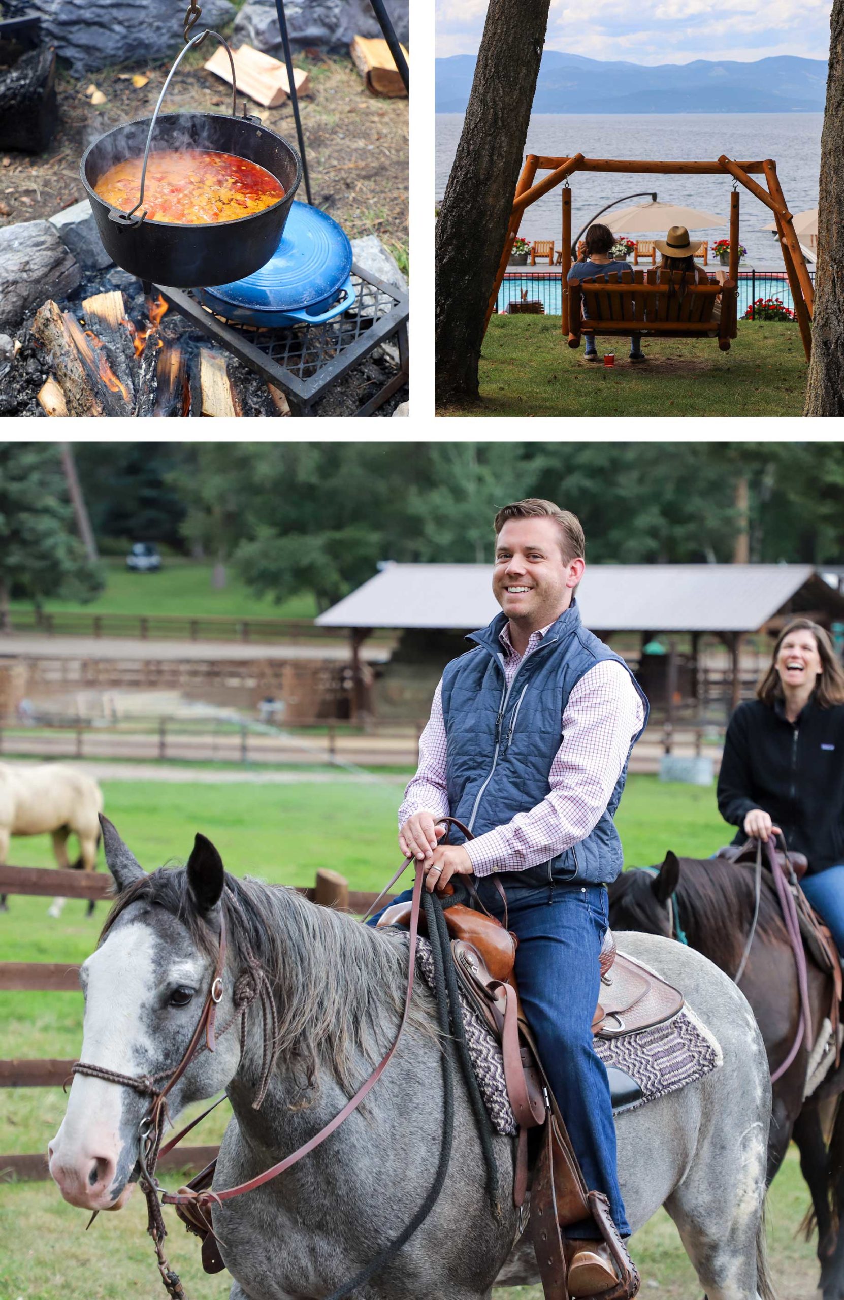 Montana Adventure - campfire cookout, relax, lake, horseback ride