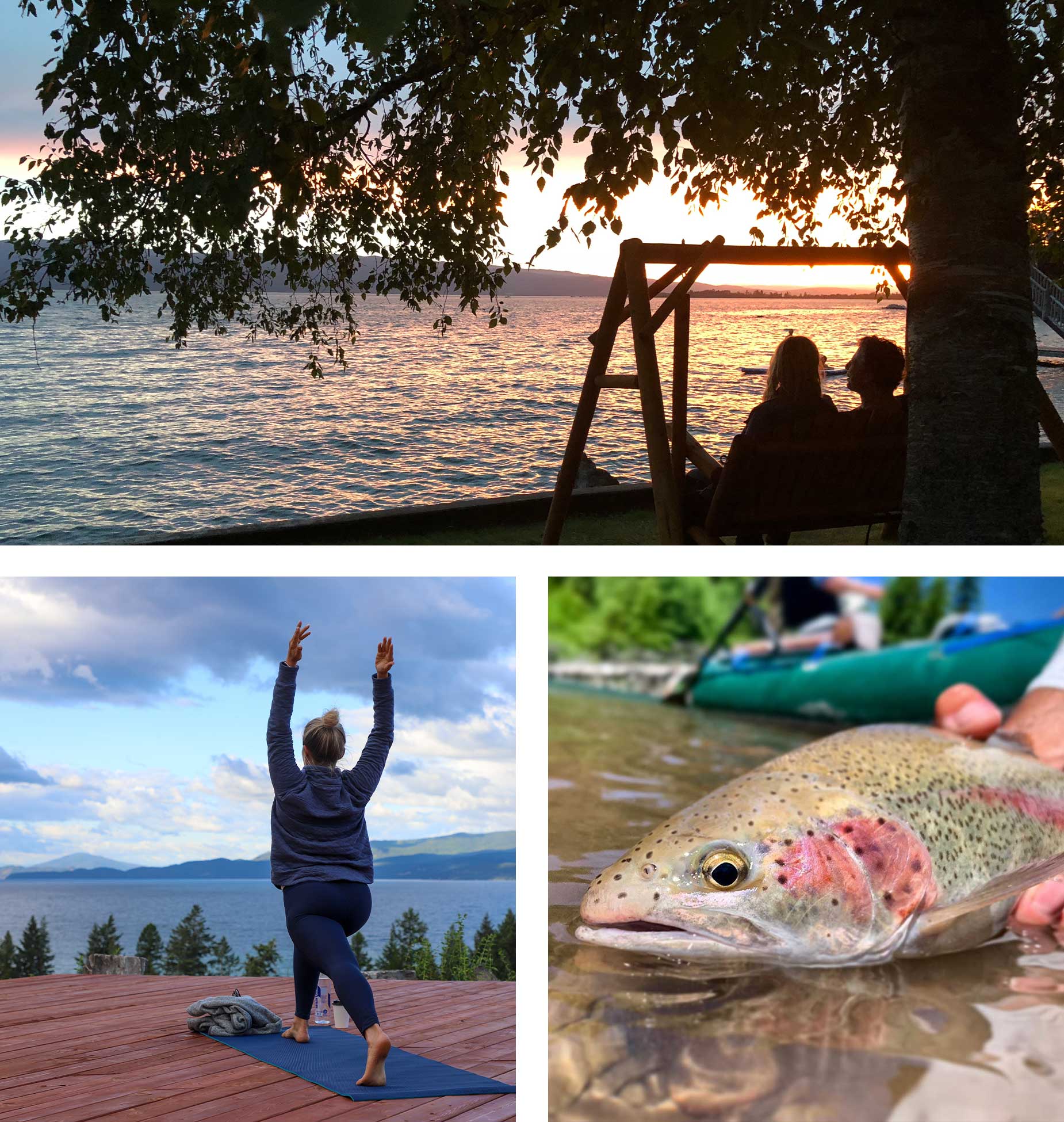 Montana - Yoga, fishing, sunrise