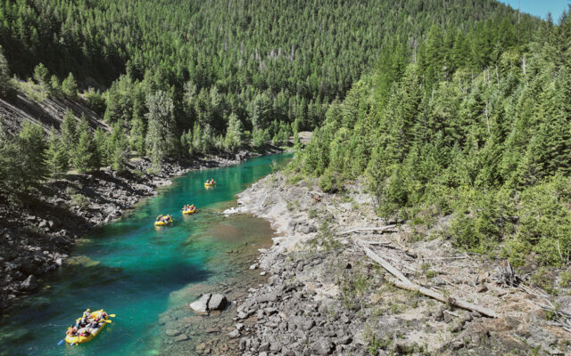 Flat Lake Rafts Offsite Adventures - Flathead Lake Lodge